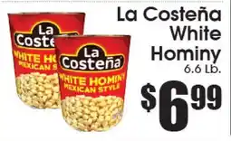 Supremo Foods Inc La Costeña White Hominy offer