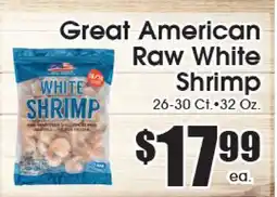 Supremo Foods Inc Great American Raw White Shrimp offer