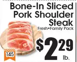 Supremo Foods Inc Bone-In Sliced Pork Shoulder Steak offer