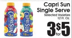 Supremo Foods Inc Capri Sun Single Serve offer