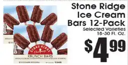 Supremo Foods Inc Stone Ridge Ice Cream Bars offer