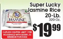 Supremo Foods Inc Super Lucky Jasmine Rice offer