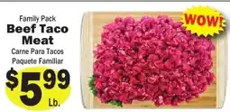 Sellers Bros Family Pack Beef Taco Meat offer