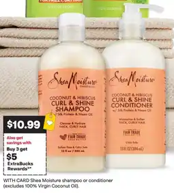 CVS Shea Moisture shampoo or conditioner offer