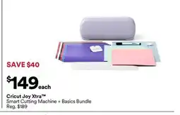 Michaels Cricut Joy Xtra Smart Cutting Machine + Basics Bundle offer