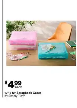 Michaels 12 x 12 Scrapbook Cases offer