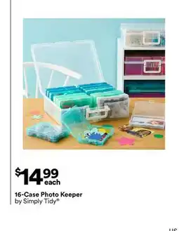 Michaels 16-Case Photo Keeper by Simply Tidy offer
