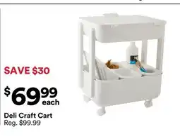Michaels Deli Craft Cart offer