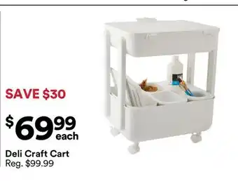 Michaels Deli Craft Cart offer