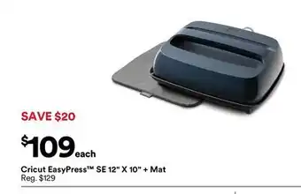 Michaels Cricut EasyPress SE 12 X 10 + Mat offer