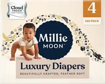 Target Millie Moon 120 ct. luxury diapers offer