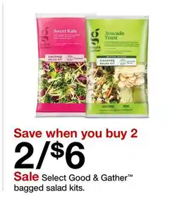 Target Select Good & Gather bagged salad kits offer