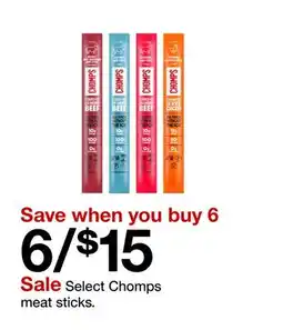 Target Select Chomps meat sticks offer