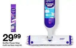 Target Swiffer Power Mop multi-surface mop kit offer