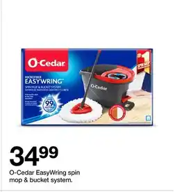 Target O-Cedar EasyWring spin mop & bucket system offer