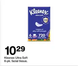Target Kleenex Ultra Soft 6-pk. facial tissue offer