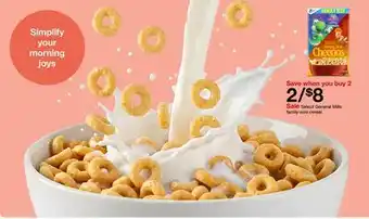 Target Select General Mills family-size cereal offer