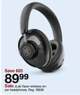 Target JLab Open wireless on-ear headphones offer