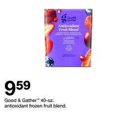 Target Good & Gather 40-oz. antioxidant frozen fruit blend offer
