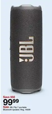 Target JBL Flip 7 portable Bluetooth speaker offer