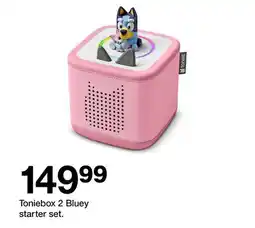 Target Toniebox 2 Bluey starter set offer