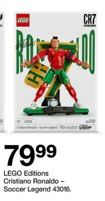 Target LEGO Editions Cristiano Ronaldo - Soccer Legend 43016 offer