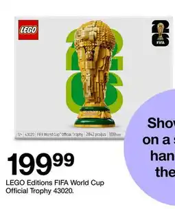Target LEGO Editions FIFA World Cup Official Trophy 43020 offer