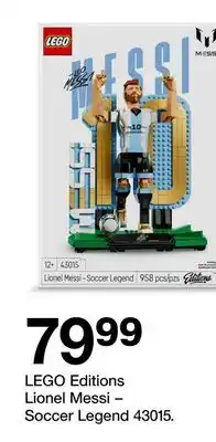 Target LEGO Editions Lionel Messi – Soccer Legend 43015 offer