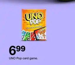 Target UNO Pop card game offer