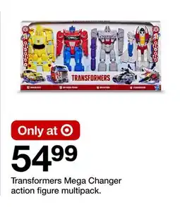 Target Transformers Mega Changer action figure multipack offer