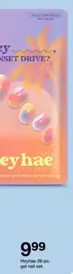 Target Heyhae 28-pc. gel nail set offer