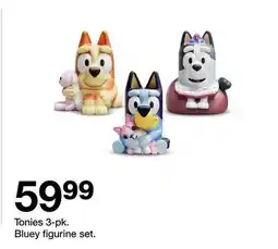 Target Tonies 3-pk. Bluey figurine set offer