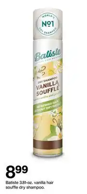 Target Batiste 3.81-oz. vanilla hair souffle dry shampoo offer