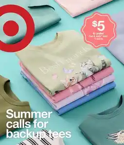 Target Cat & Jack kids T-shirts offer