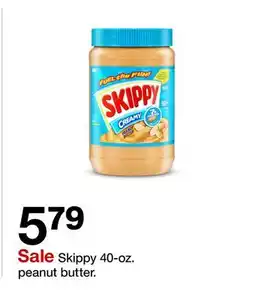 Target Skippy 40-oz. peanut butter offer