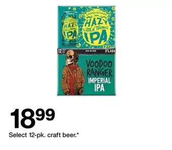 Target Select 12-pk. craft beer offer