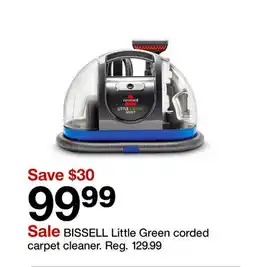 Target BISSELL Little Green corded carpet cleaner offer