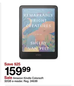 Target Amazon Kindle Colorsoft offer