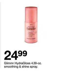 Target Glimmr HydraGloss 4.39-oz. smoothing & shine spray offer