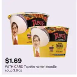 CVS Tapatío ramen noodle soup 3.8 oz offer