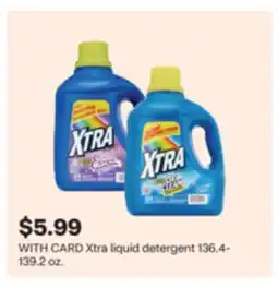 CVS Xtra liquid detergent 136.4-139.2 oz offer