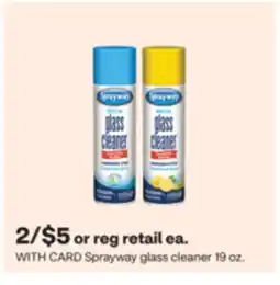CVS Sprayway glass cleaner 19 oz offer