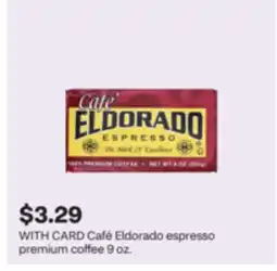 CVS Café Eldorado espresso premium coffee offer