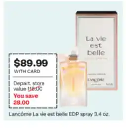 CVS Lancôme La vie est belle EDP spray offer