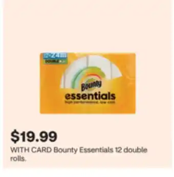 CVS Bounty Essentials 12 double rolls offer