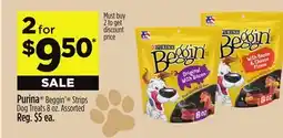 Dollar General Purina Beggin Strips Dog Treats offer