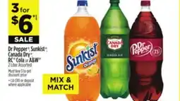 Dollar General Dr Pepper, Sunkist, Canada Dry, RC Cola or A&W offer