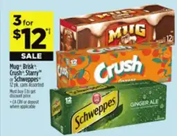 Dollar General Mug, Brisk, Crush, Starry or Schweppes offer