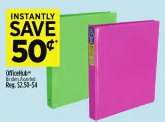 Dollar General OfficeHub Binders offer