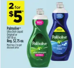 Dollar General Palmolive Ultra Dish Liquid Original or OXY offer